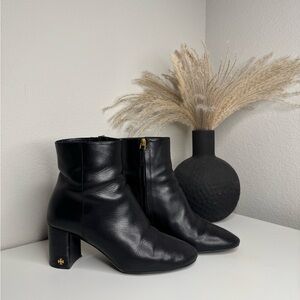 Authentic Tory Burch Black Heeled Boots